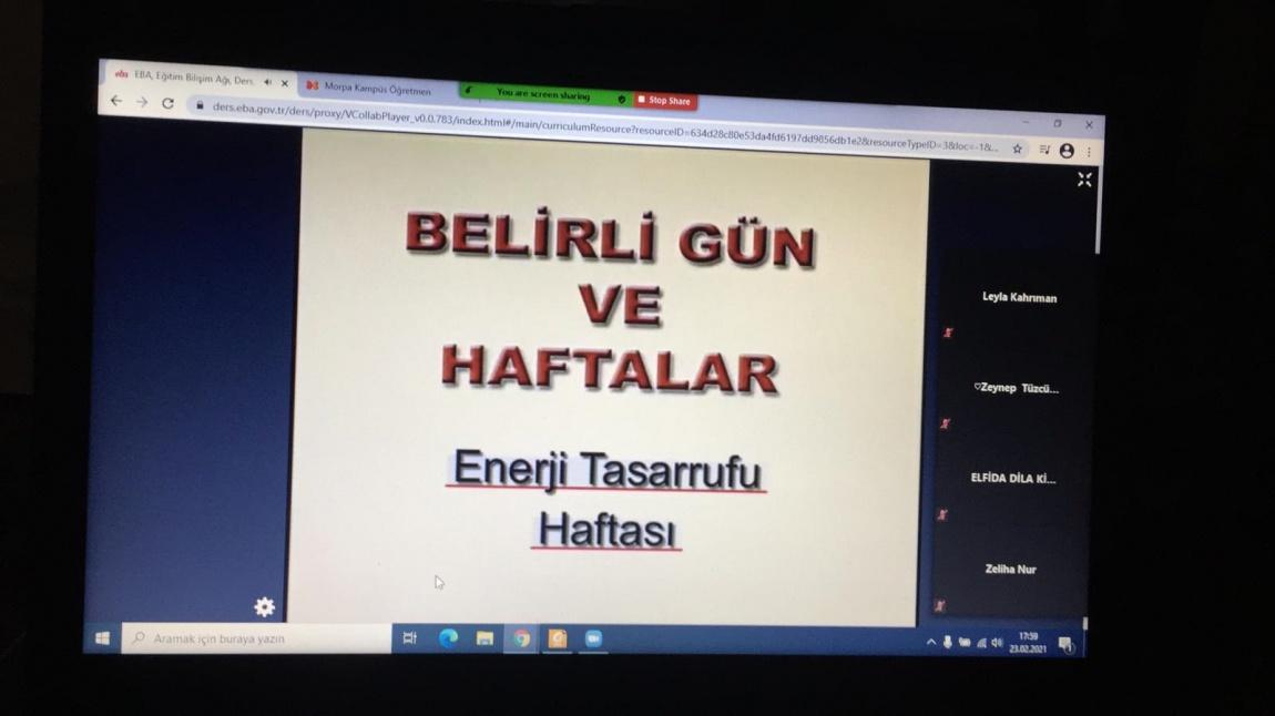 Enerji Verimliliği Haftası Etkinlikleri...